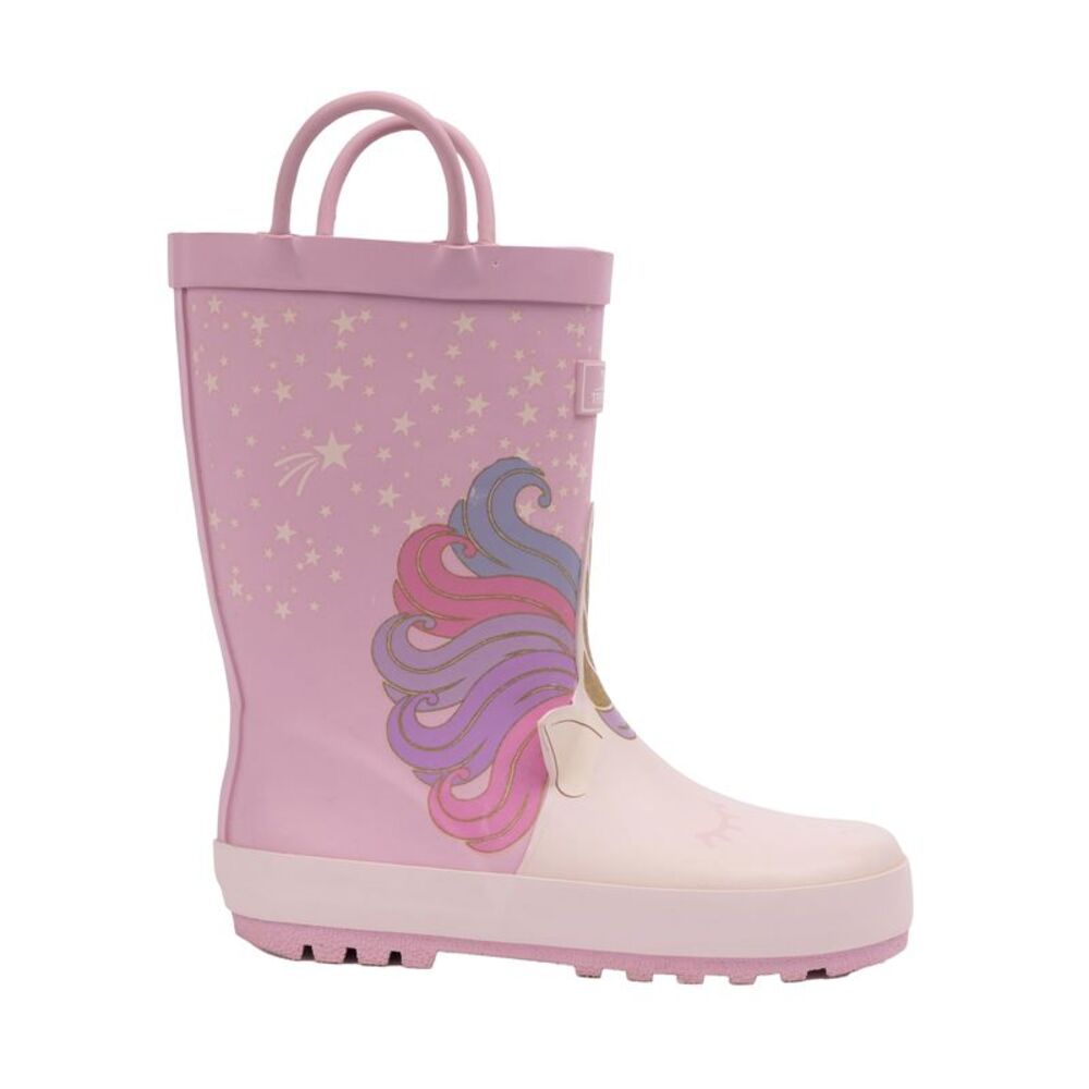 Trespass Childrens/Kids Unicorn Rain Boots / Pink